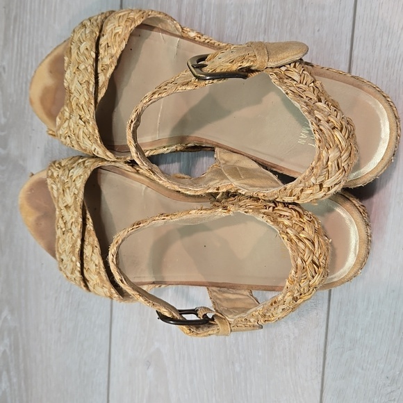 Stuart Weitzman Women Ankle Leather Wedge Platform shoes sz 10M - Picture 9 of 13